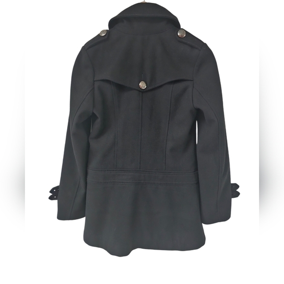 Juicy Girl wool blend jacket double breasted notched collar, buckle cuffs  M - Picture 5 of 11